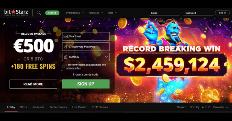 Bitstarz Casino Screenshot