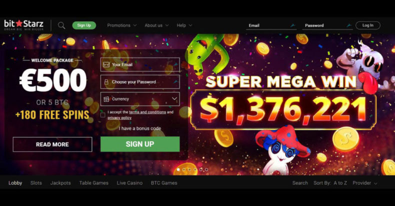 Bitstarz Casino Screenshot