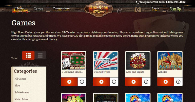 High Noon Casino Screenshot