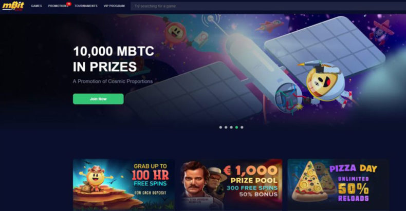 Mbit Casino Screenshot