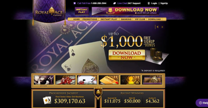 Royal Ace Casino Screenshot