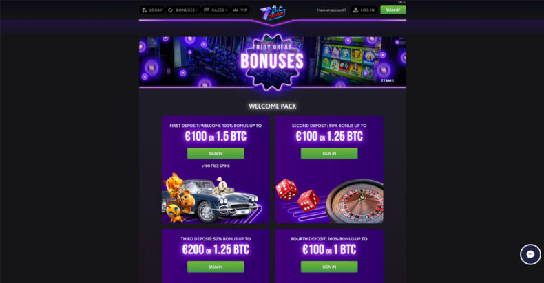 7bit casino no deposit bonus codes