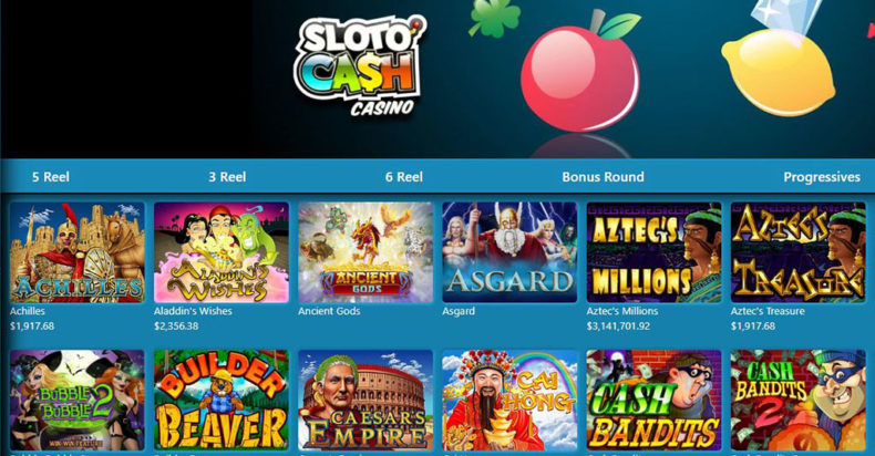 Slotocash Casino Screenshot