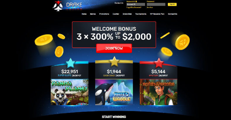 Drake Casino Screenshot