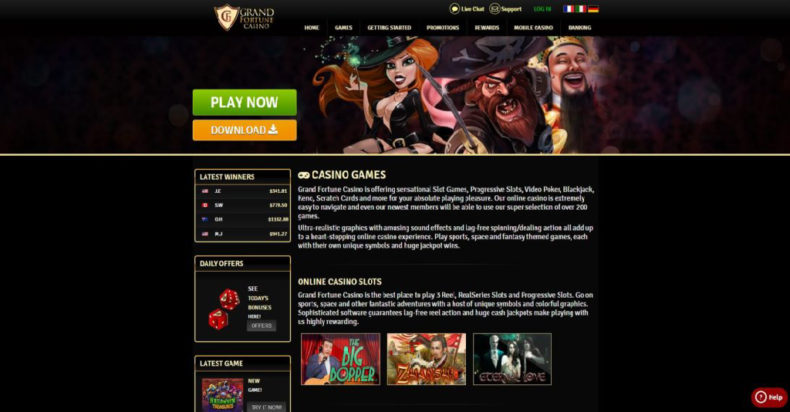 Grand Fortune Casino Screenshot