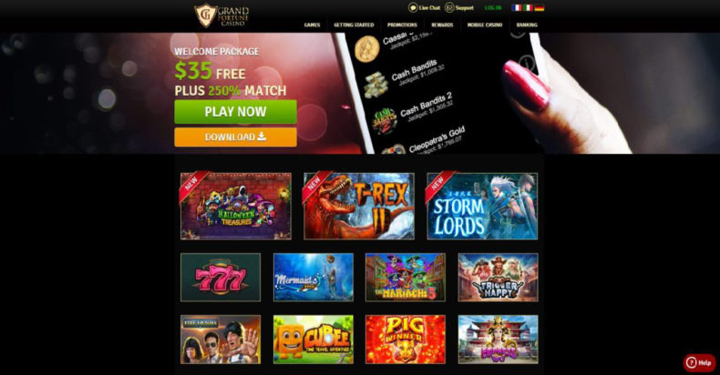 Grand Fortune Casino Screenshot